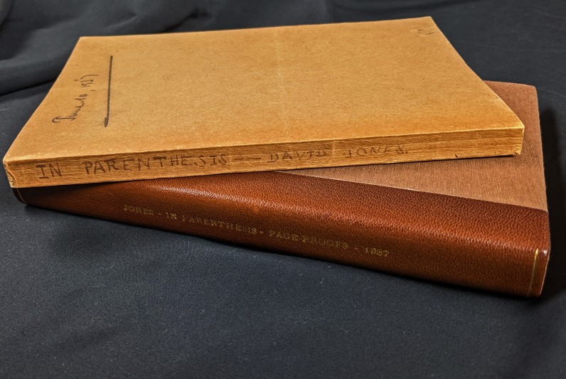 'In Parenthesis' - uncorrected proof copy. 