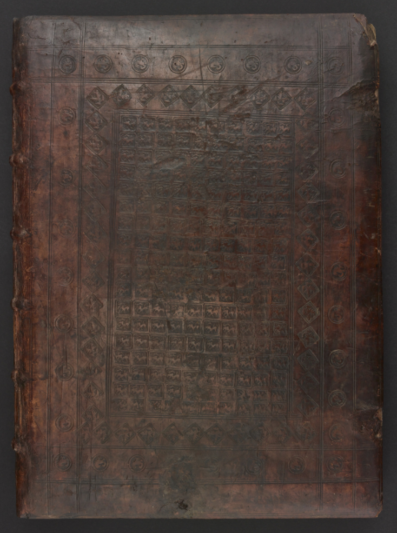 The contemporary blind-stamped binding.
