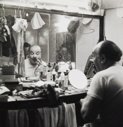 Charlie Cairoli Senior preparing for a performance in the late 1950s.