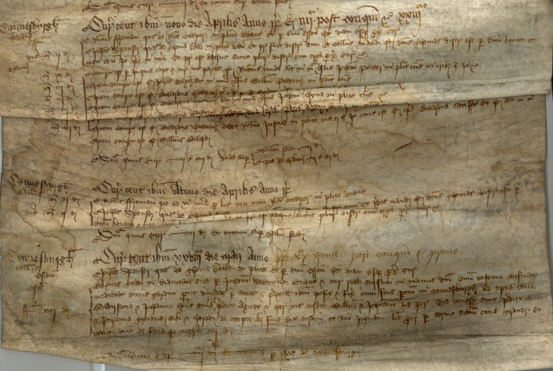 Dating by regnal year poses a problem for the clerk to the court in 1483.  