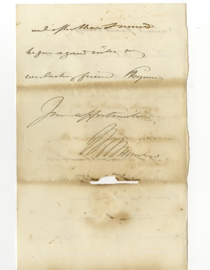 Final page of the letter.