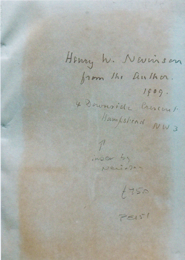 Front endpaper.