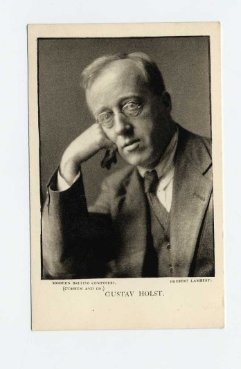 Gustav Holst (1874-1934).