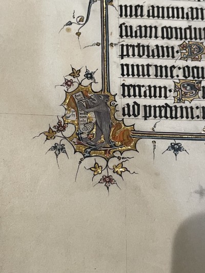 Detail of the decorated border.