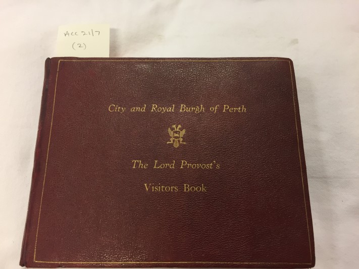 Lord Provost's Visitors’ Book 