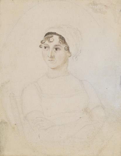 A portrait of Jane Austen, by her sister Cassandra.