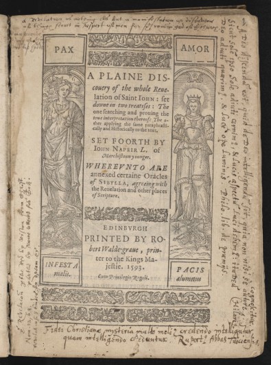 Napier title page.