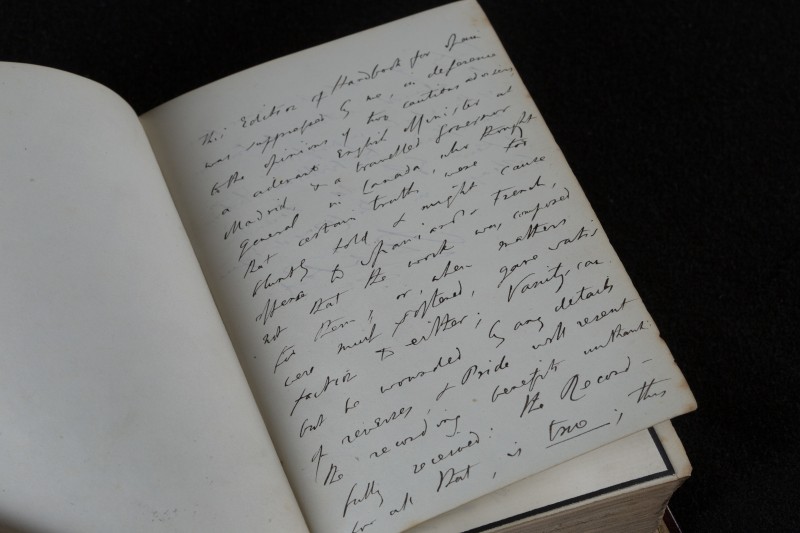  Inscription from Ford to Stirling Maxwell.