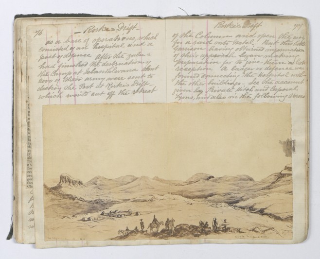 Second-hand account of the Battle of Rorke’s Drift and a view of Isandlwana Hill