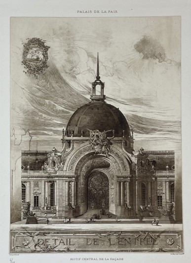 Palais de la Paix competition entry. Courtesy of the RIBA