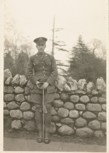 Raymond Chandler in RAF uniform, First World War (unknown photographer)
