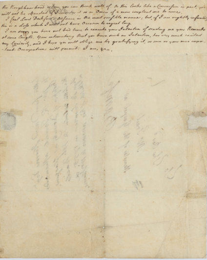 Hume's letter