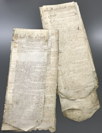 The Hensall court rolls, 1600-1639.  Courtesy of North Yorkshire County Record Office.