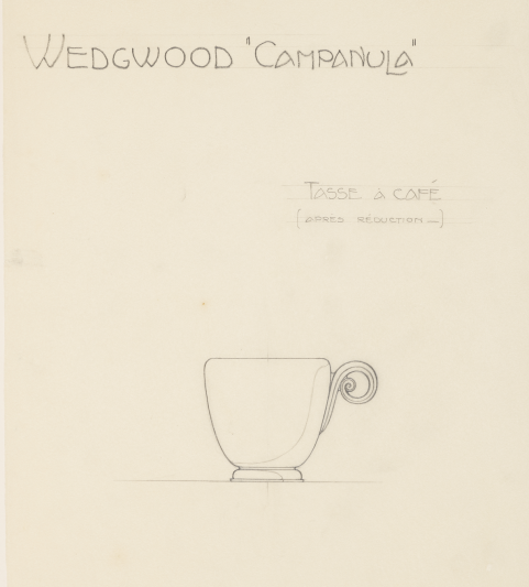 Follot's design for the campanula tea cup.