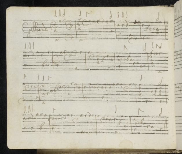 Two images of the manuscript.