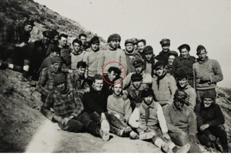 Photograph of Bob Smillie at the Aragon Front, March 1937.