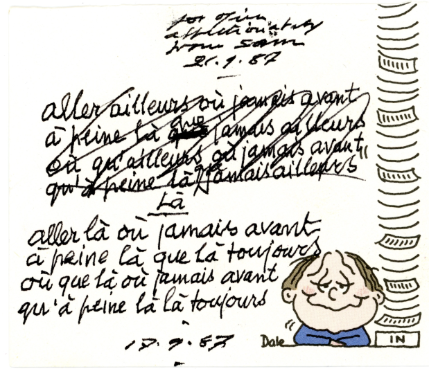 Image from the Knowlson Beckett Collection.