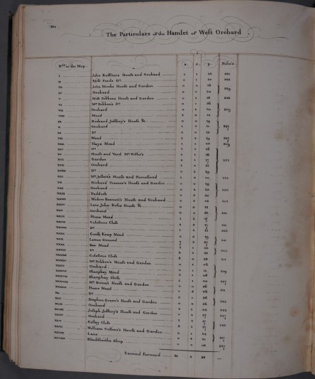 Survey of Melbury Abbas, Fontmell Magna, Hartgrove and East Orchard, Dorset.