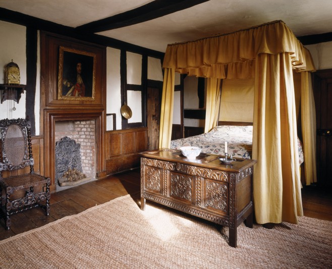 The King's Room at Moselely Old Hall.