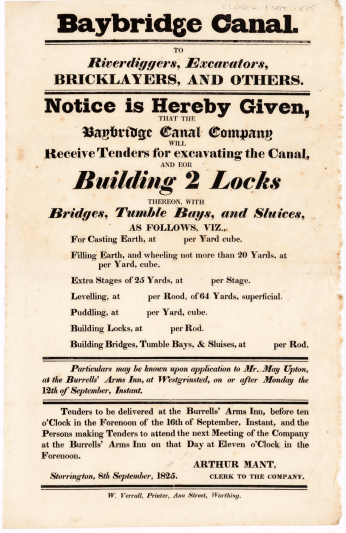 Baybridge Canal poster.