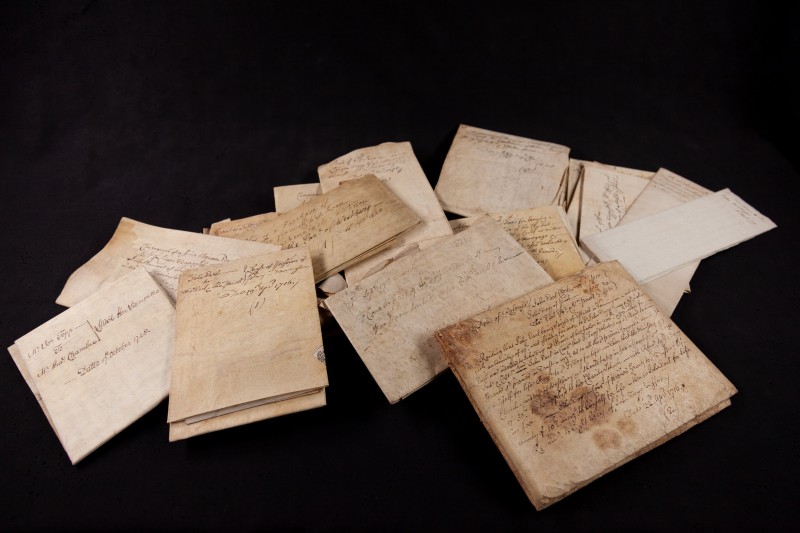  A selection of the deeds.