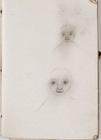 Manning's sketch of the child Dalai Lama, 1811.  Image courtesy of the Royal Asiatic Society.