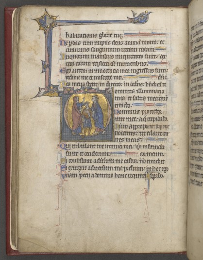 The Mostyn Psalter-Hours, 13th century. 