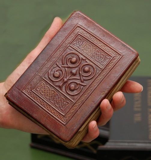 The St Cuthbert Gospel. FNL grant 2011. Image courtesy of the British Library.