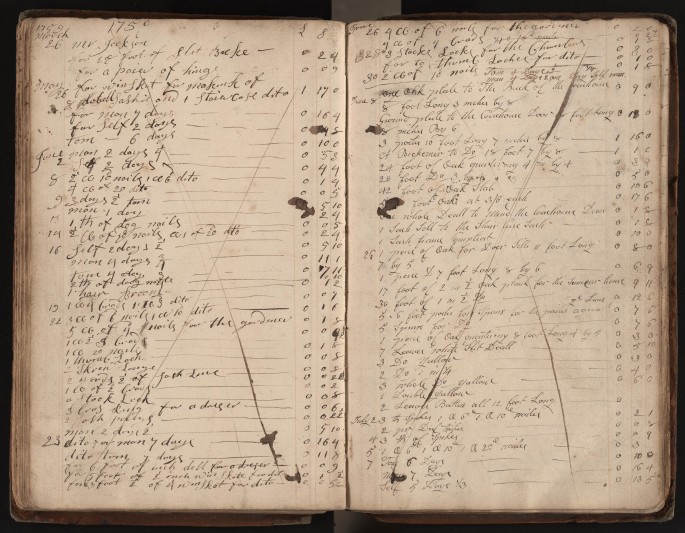 Accounts for late March to early July of 1759.